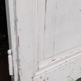Porte de communication h221xl90cm ancienne panneautée, moulurée, intérieure