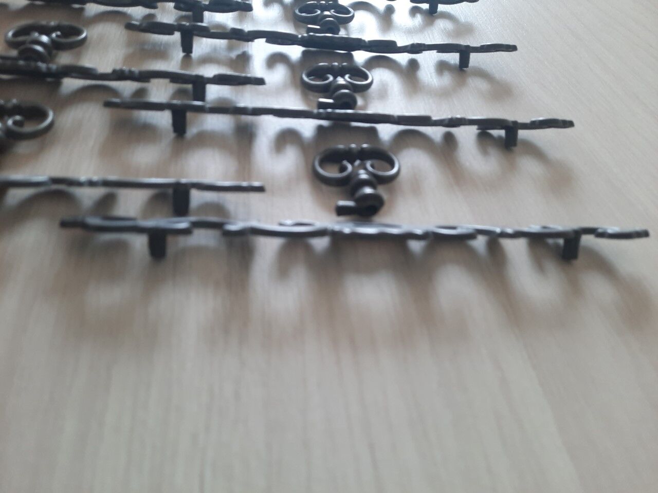 Set of 9 key entries