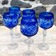Set de 5 verres à vin en cristal de Pologne