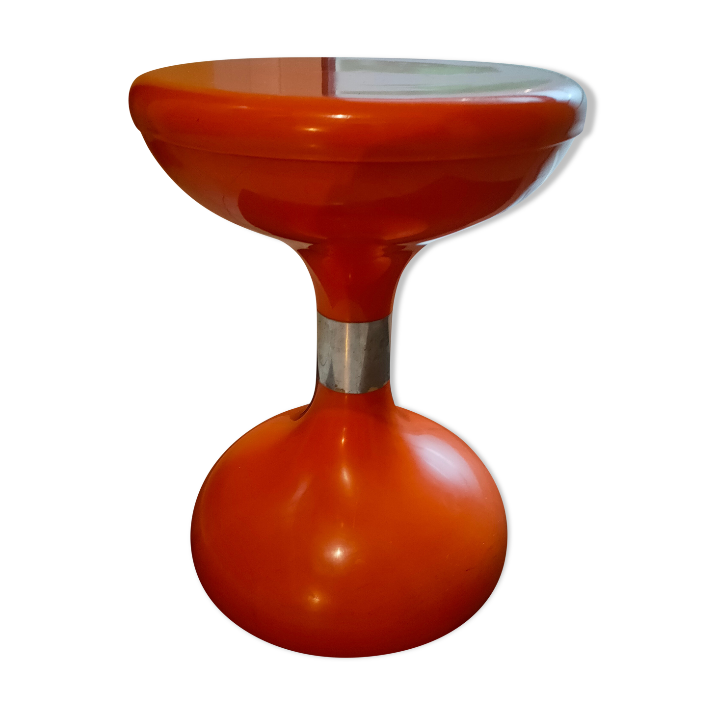 Tabouret Orange "Robur Sgabello Americano", années 70'