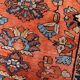 Handmade antique Persian Lilihan rug 3.2' x 4.10' (97cm x 150cm) 1920s - 1B666