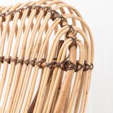Armchair made of cane and rattan