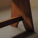 Brutalist dining table in solid oak, France, circa 1980.