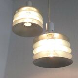 Danish mid-century lamellar suspensions by Lyfa, 1960s, set of 2.