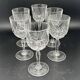 Crystal stemmed glasses