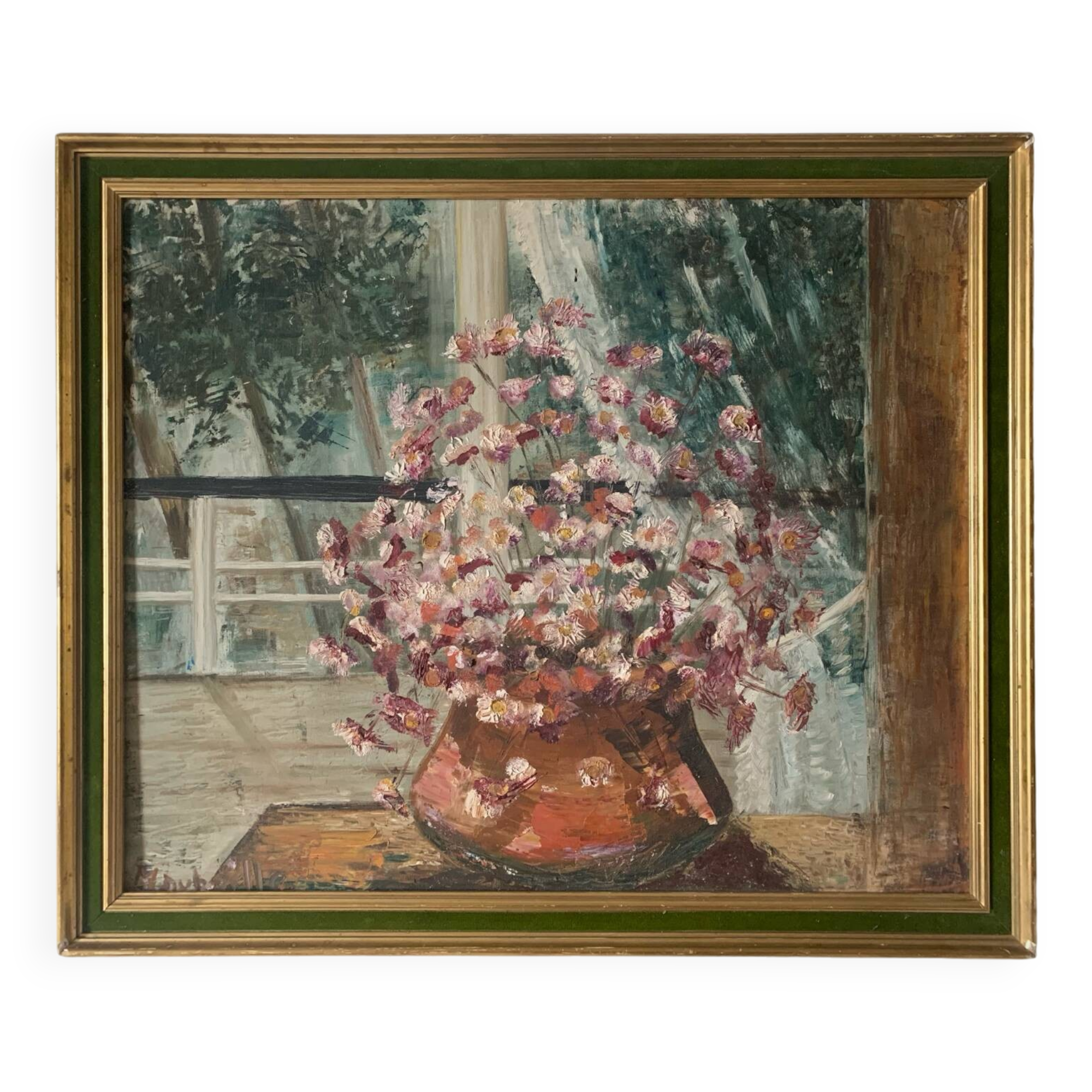 Large oil painting on canvas