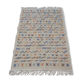 Tapis style berbère multicolore avec certificat d'authenticité