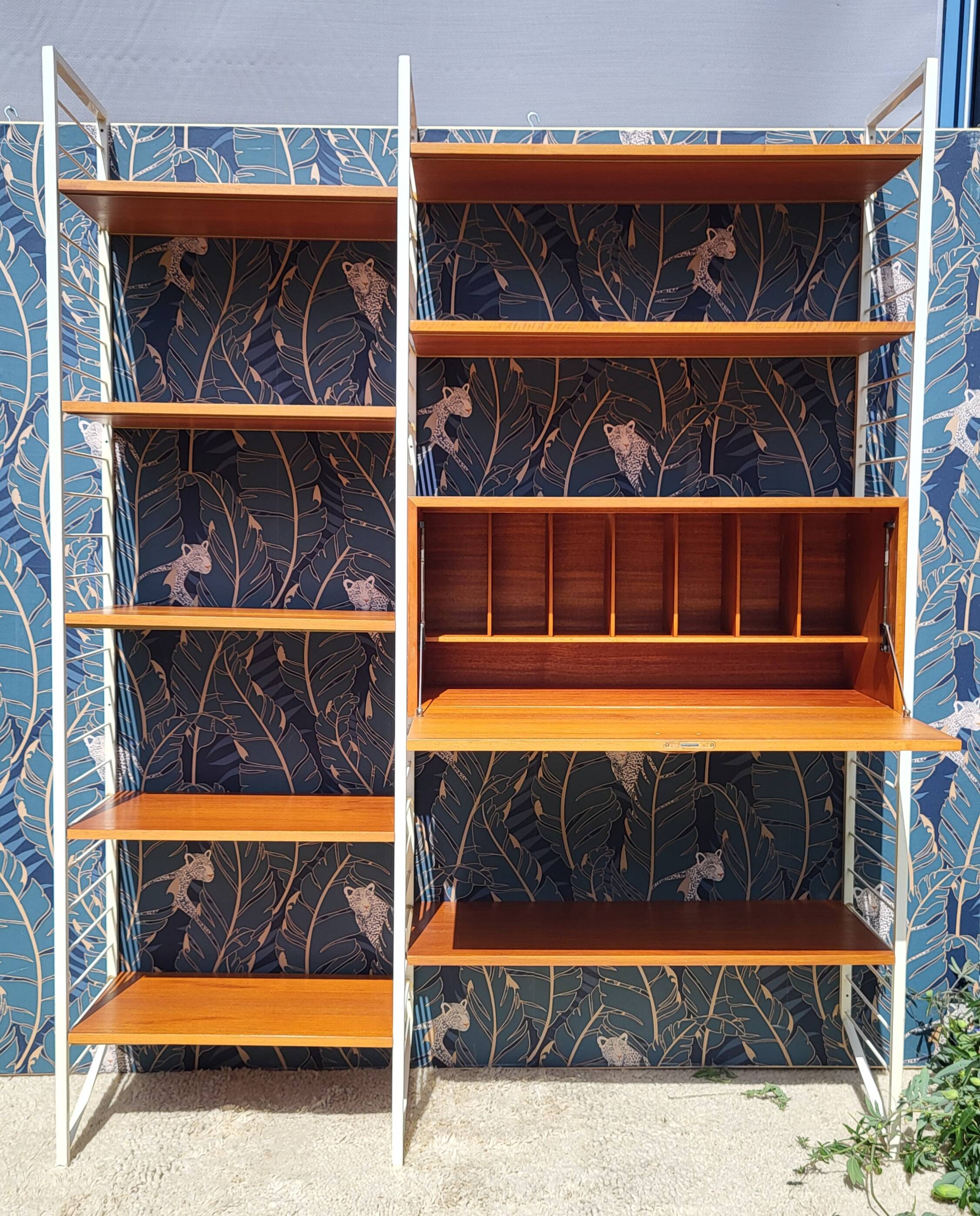 Système modulable Ladderax • Bureau Staples • Robert Heal, Londres, c.1960