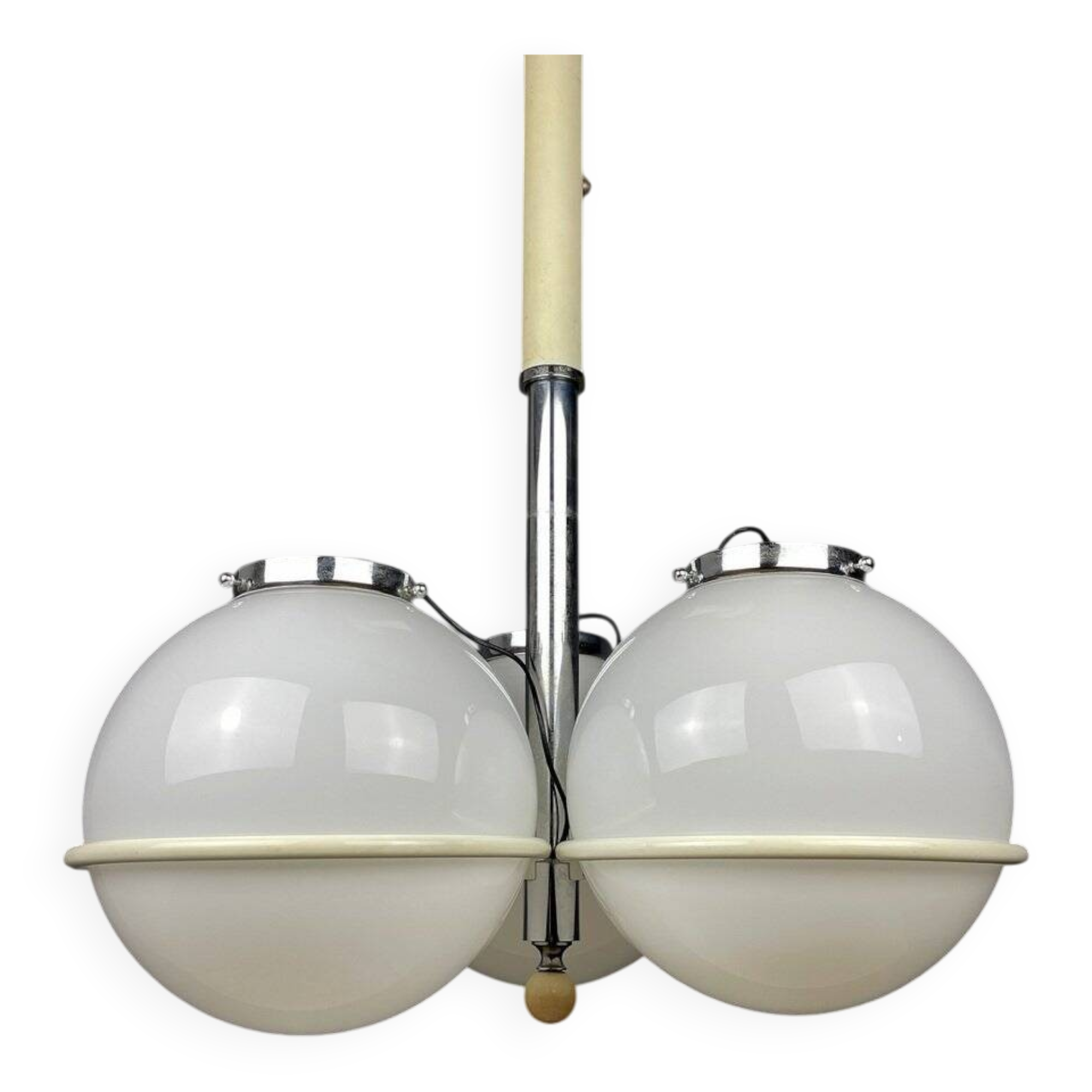 Murano glass pendant globe by Gino Sarfatti, Italy, 1960s