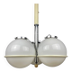 Murano glass pendant globe by Gino Sarfatti, Italy, 1960s