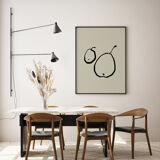 Botanical illustration giclee print, 50x70