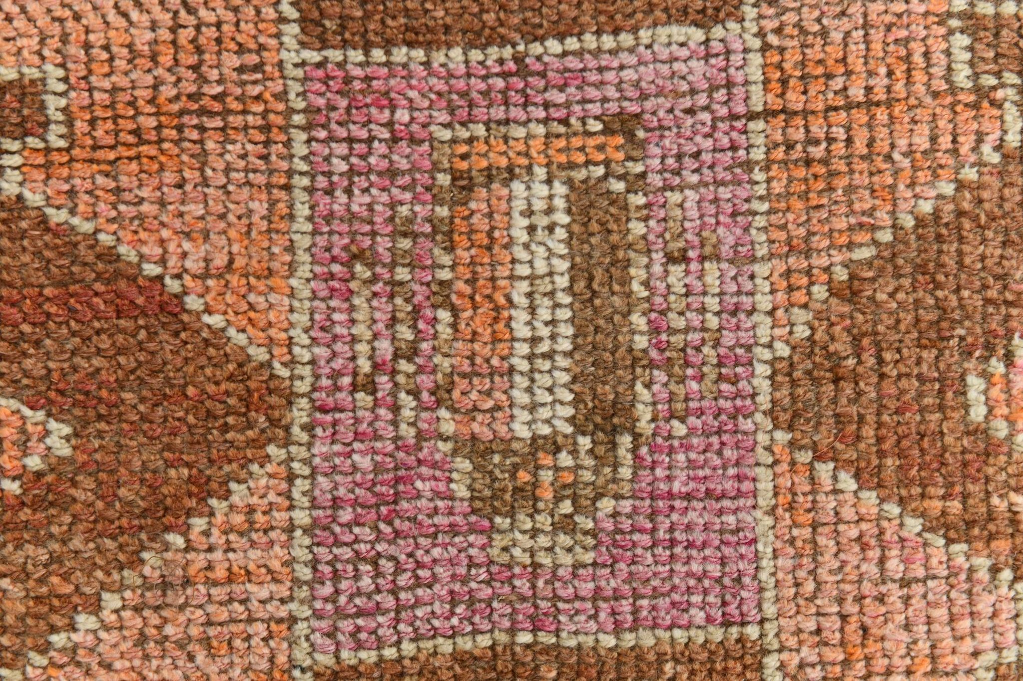 3x11 Colorful Turkish Vintage Runner Rug, 92x328Cm