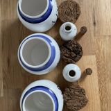 Biot earthenware lot of five pieces Corsican edition, very rare.