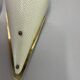 Set of two hole pattern theatre wall light sconces, france, 1950