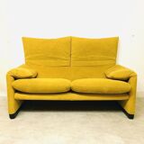 Maralunga sofa by Vico Magistretti for Cassina 2 places