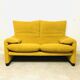 Maralunga sofa by Vico Magistretti for Cassina 2 places