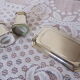 Silver metal salt and pepper set
