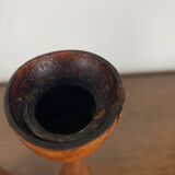Teak candlestick duo, 1960