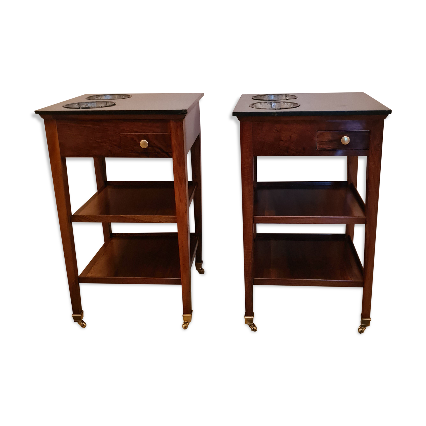 Pair of Louis XVI period coolers, circa 1785