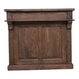 Pine trading counter completely restored
