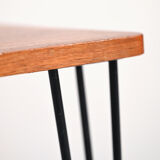 Scandinavian vintage coffee table with metal frame