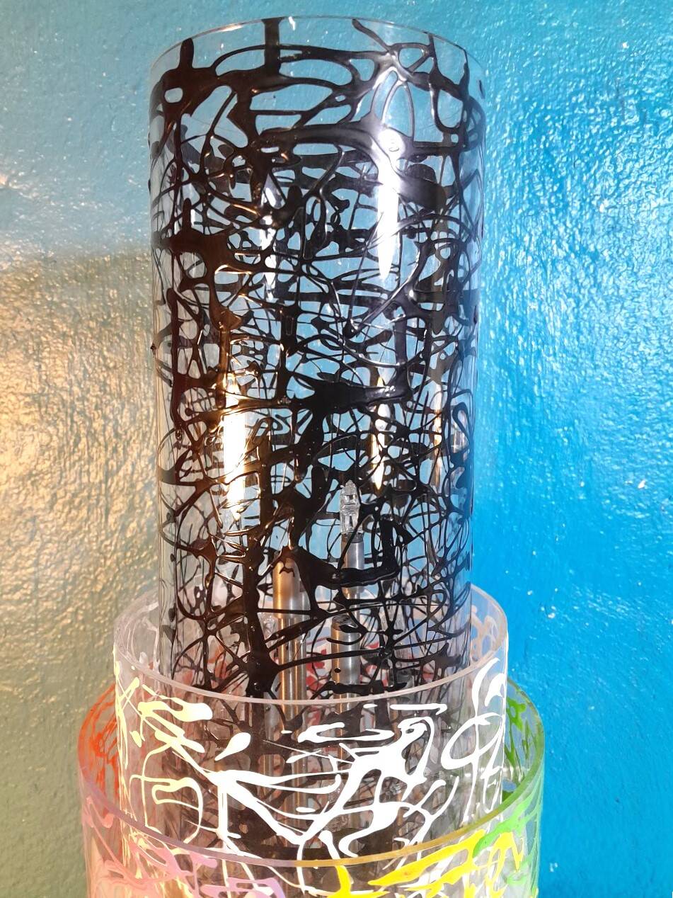 "Pollock" lamp 1980s