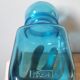 Bocal en verre vintage bleu dash