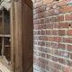 Bleached Oak Corner Display Cabinet – French 2-Piece Cabinet
