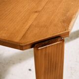 Beech dining set by Bruno Rey for Kusch & Co., Set of 7