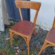 Set of  8 chairs bistro bar kitchen wood