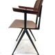 Vintage Galvanitas S16 school Chair with armrests and compass of the 1960s