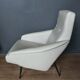 Fauteuil skaï années 50