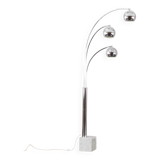 Goffredo Reggiani Swivelling Floor Lamp with Carrara marble base, Italy