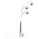 Goffredo Reggiani Swivelling Floor Lamp with Carrara marble base, Italy