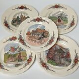 Assiettes à dessert Sarreguemines Obernai