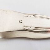 Silver-plated metal sugar or ice cube tongs (ref 5)