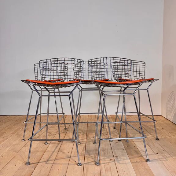 Tabouret de bar par Harry Bertoia pour Knoll International, années 60
