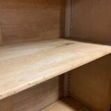 Former black patinated showcase