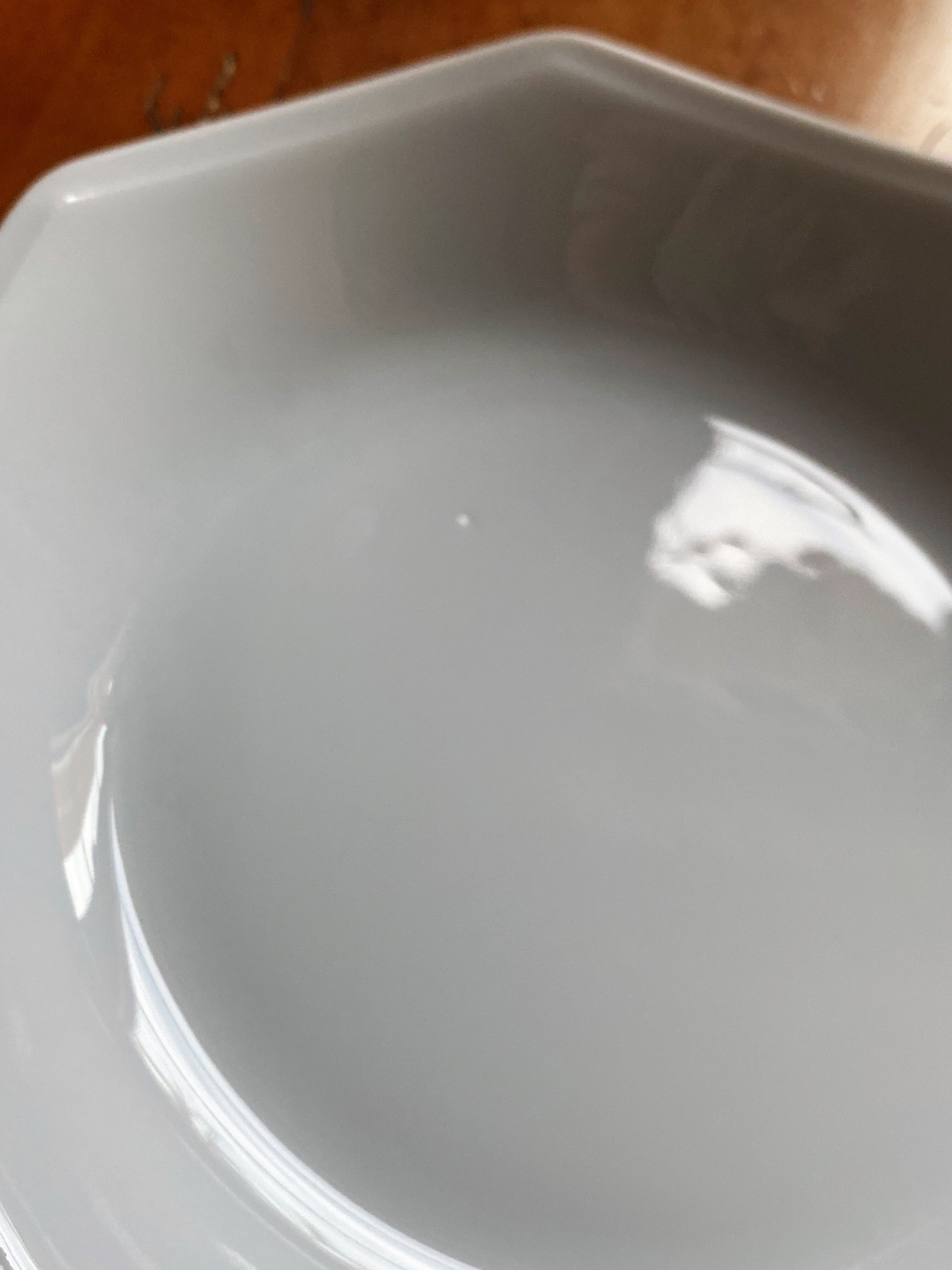 6 hollow plates in Limoges porcelain