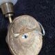 Belle applique main  , torche , bronze doré