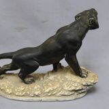 Plaster tiger, art deco period