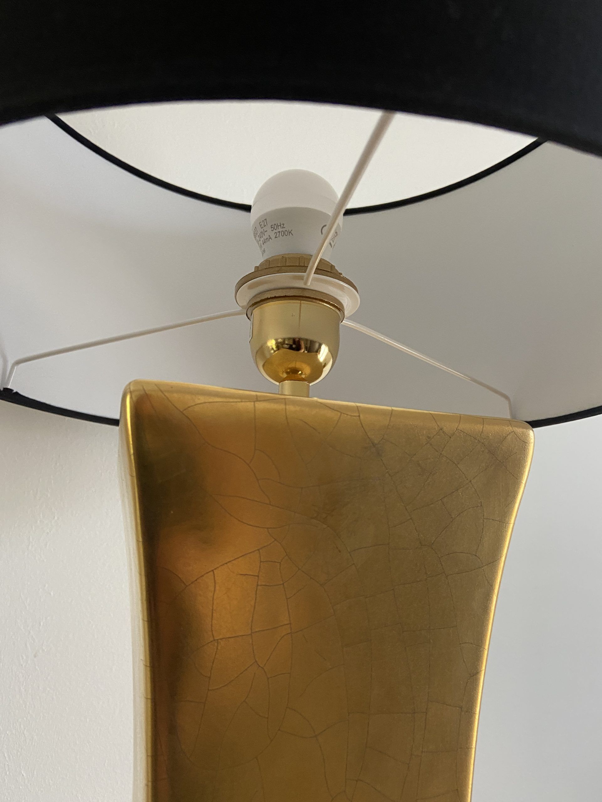 House lamp the dolphin model padira gold