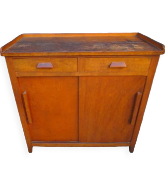 Meuble d'atelier/métier ancien en bois