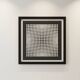 Superb Vasarely "Deep Kinetic" - Light Oak Frame - Ready to hang