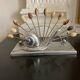 Art Deco metal snail spade service