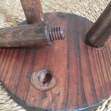 Vintage tripod campaign stool