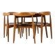 Dining set by Hans J. Wegner for Fritz Hansen, 1950s
