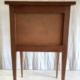 Solid wood bedside table - mid-20th century