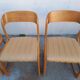 Baumann sleigh chairs, set of 8