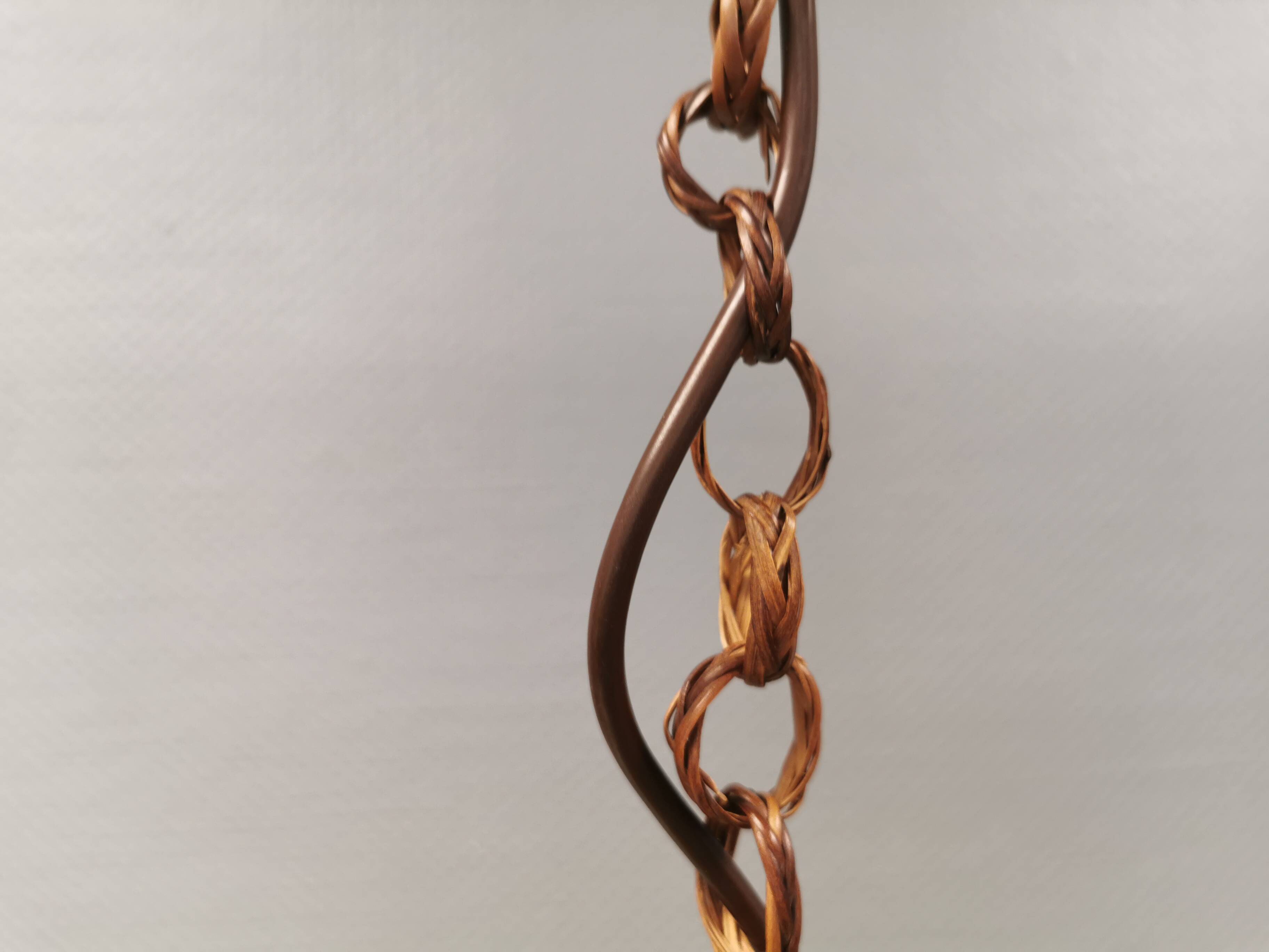 Rattan ball lamp